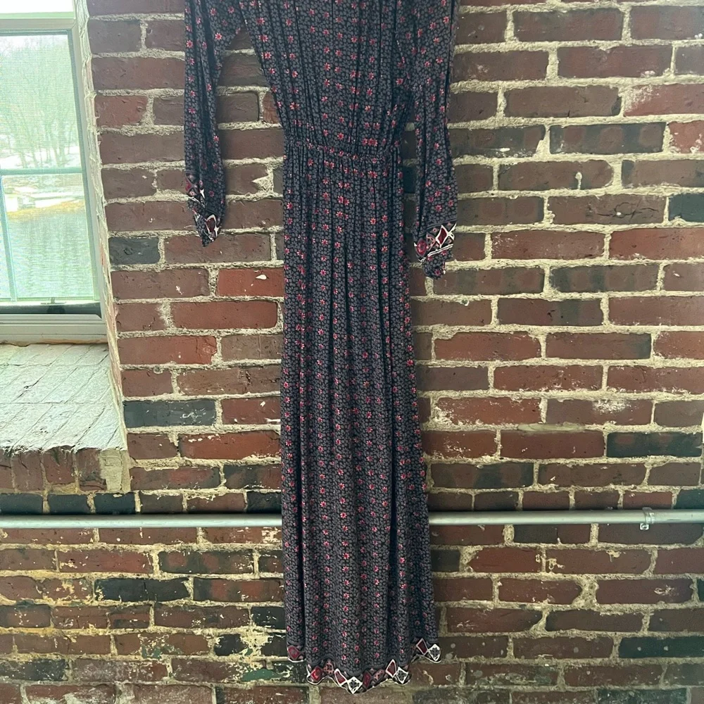 Anthropologie Purple Boho Maxi Dress XS - Picture 4 of 12
